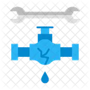 Plumbing Water Pipe Icon