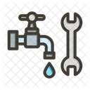 Water Pipe Faucet Icon