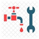 Water Pipe Faucet Icon
