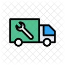 Plumbing Services Truck Icon