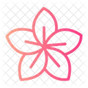 Plumeria-Blume  Symbol