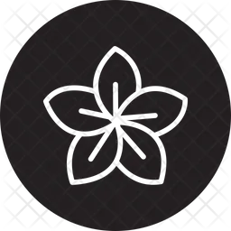 Plumeria Flower  Icon