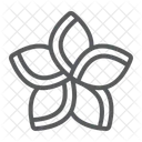 Plumeria Floral Flor Icon