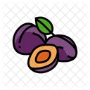 Plums Plum Purple Icon