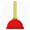 Plunger Cleaning Toilet Icon