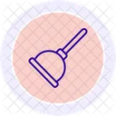 Plunger Color Circle Icon Icon