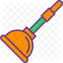 Plunger Cleaning Plumber Icon