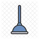 Plunger Bathroom Cleaner Icon