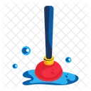 Plunger Force Cup Bathroom Equipment Icon