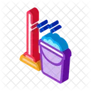 Plunger And Bucket  Icon