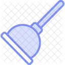 Plunger Duotone Line Icon Icon