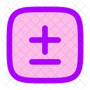 Plus-minus-quadrat-  Icon