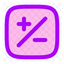 Plus-minus-quadrat-  Icon