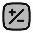 Plus Minus Square Icon