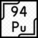 Plutonio Tabla Periodica Quimica Icono