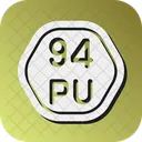 Plutonio Uranio Planta Nuclear Icono