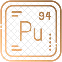 Plutonium Chemistry Periodic Table Icon