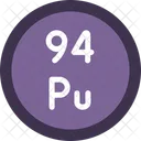 Plutonium Periodic Table Chemistry Icon
