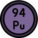 Plutonium Periodic Table Chemistry Icon