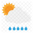 Ensoleille Soleil Temperature Icône