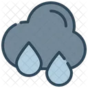 Pluvieux Pluie Nuage Icône