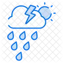 Il Pleut Le Temps La Pluie Icône