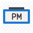 Pm Clock Time Icon