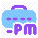 Pm Clock Time Format Digital Clock Icon
