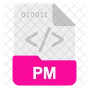 Pm File Format Icon