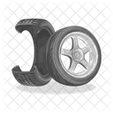 Pneu Roda Carro Icon