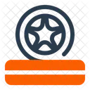 Pneu De Course Traction Adherence Icon