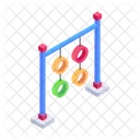 Balancoire A Pneus Barres Oscillantes Anneaux Oscillants Icône