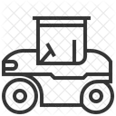 Pneumatisch Bereift Walzen Symbol