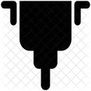 Pneumatisch Bohrer Werkzeug Symbol