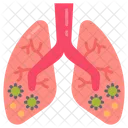 Pneumonia Lung Inflammation Respiratory Distress Icon