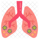 Pneumonia Lung Inflammation Respiratory Distress Icon