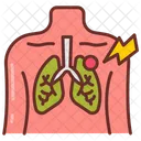 Pneumonia Infeccao Pulmonar Cancer De Pulmao Ícone