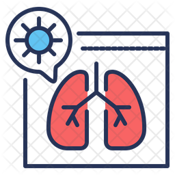 Pneumonia Lungs Icon