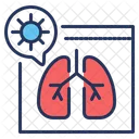 Pneumonia Lungs Coronavirus Fluorography Symbol