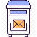 Po Box Post Box Mailbox Icône