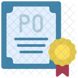 Po Certificate  Icon