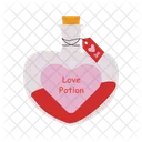 Pocion Amor Corazon Icono