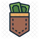 Pocket Money Cash Icon