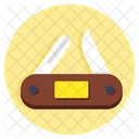 Paper Cutter Swiss Knife Pocket Knife Icon