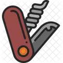 Pocket Knife Weapon Camping Icon