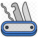 Paper Cutter Swiss Knife Pocket Knife Icon