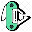 Paper Cutter Swiss Knife Pocket Knife Icon