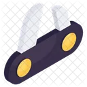 Paper Cutter Swiss Knife Pocket Knife Icon