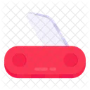 Paper Cutter Swiss Knife Pocket Knife Icon