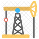 Bomba De Petroleo Refinaria De Petroleo Campo Petrolifero Ícone